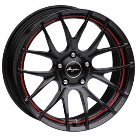 Breyton Race GTSR Matt Black Red Undercut (MBR) 7.5x18"
