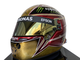 LEWIS HAMILTON 2019 ABU DHABI GP F1 REPLICA HELM IN VOLLER GRÖSSE M/L